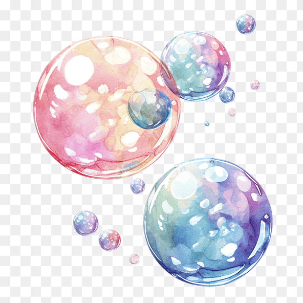 Watercolor Bubble Clipart