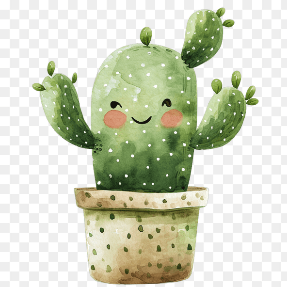 cute cactus clipart