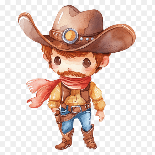 Cute Cowboy Clipart For Kids