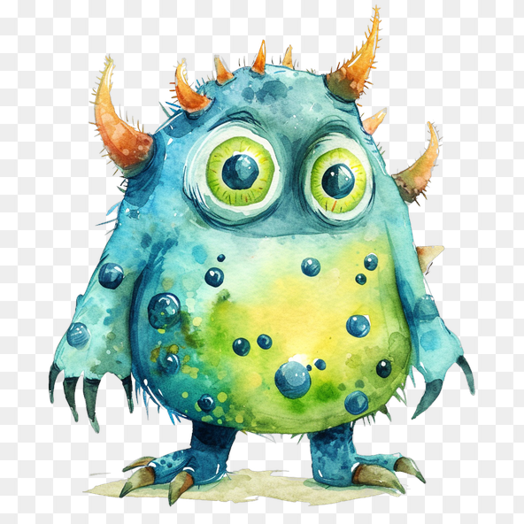 cute monster clipart