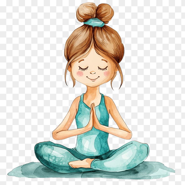 cute yoga clipart