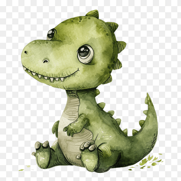 green Dinosaur Clipart