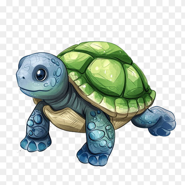 cartoon turtle clipart
