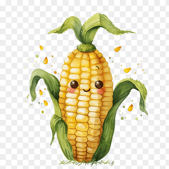 Cute Corn Clipart