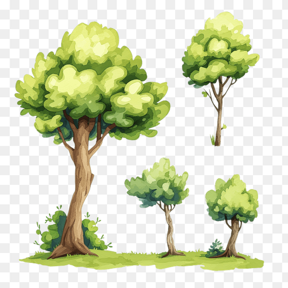Tree Clipart Set