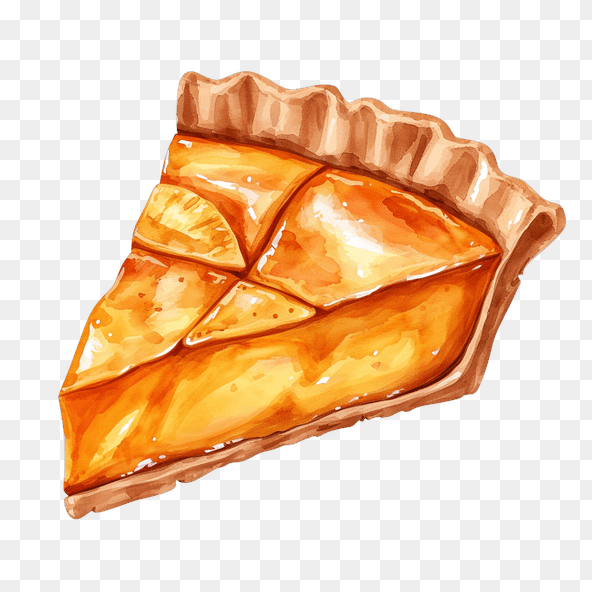 yummy pumpkin pie clipart