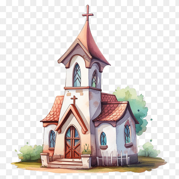 cute church clipart
