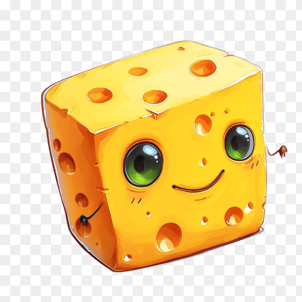 kawaii cheese clipart