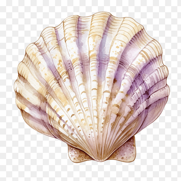 cute seashell clipart