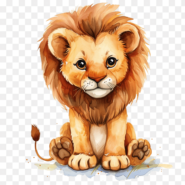 cute lion clipart