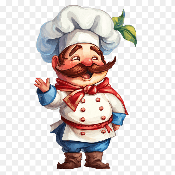 cute chef clipart