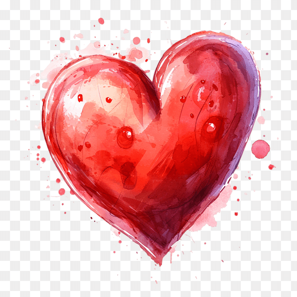 Cute Red Heart Clipart