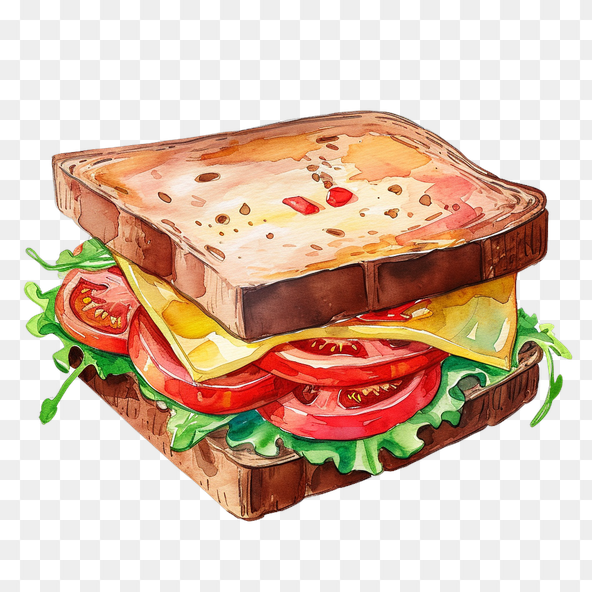 Cute Sandwich Clipart