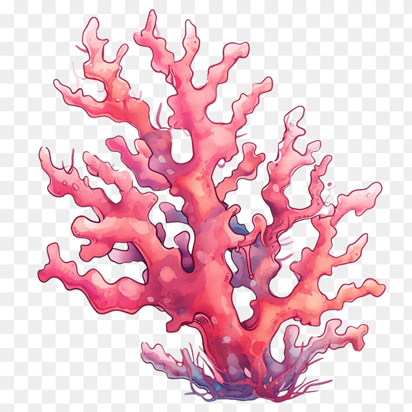 Pink Brain Coral clipart