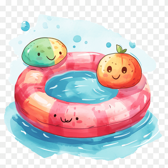 cute pool clipart