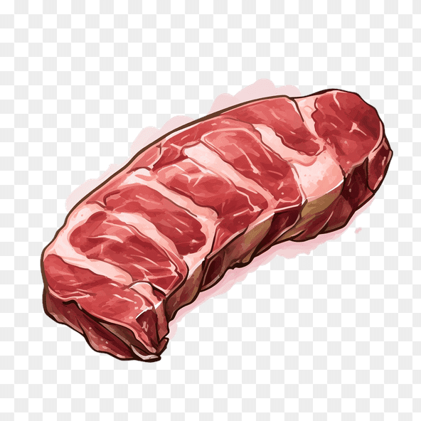 delicious beef steak clipart