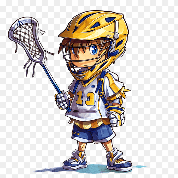 lacrosse boy clipart