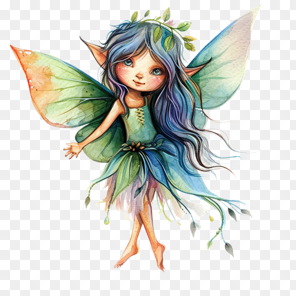 Watercolor Fairy Clipart