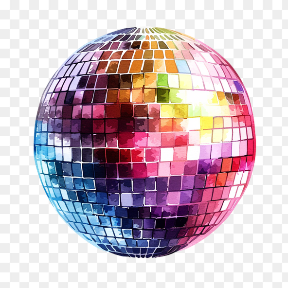 unique disco ball clipart