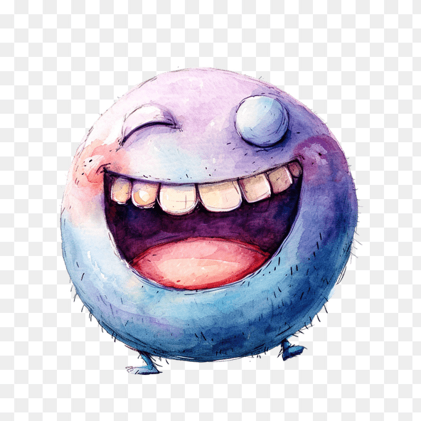 cute laughing clipart