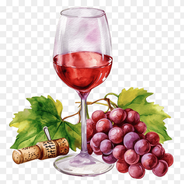 red wine glass clipart
