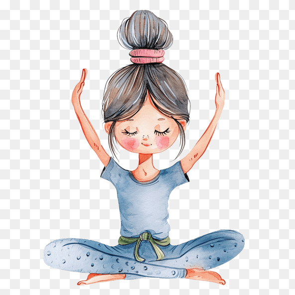 girl yoga clipartyoga clipart