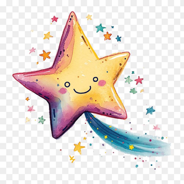 shooting star clipart