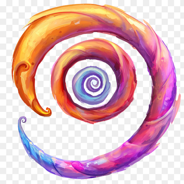 cute swirl clipart