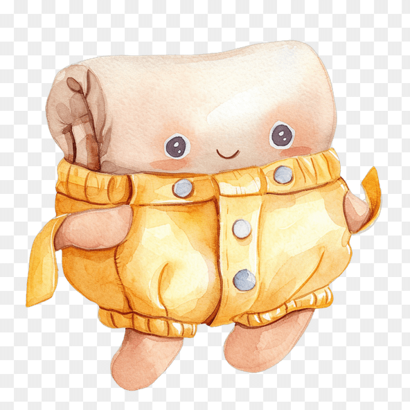 kawaii diaper clipart