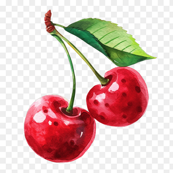 delicious cherry clipart