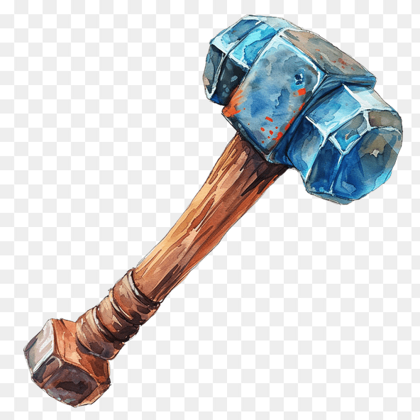 rusty hammer clipart