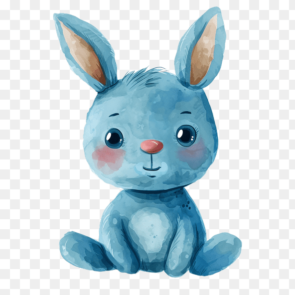 Cute Watercolor Bunny Clipart