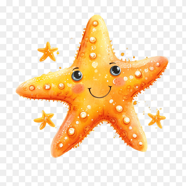 cute starfish clipart
