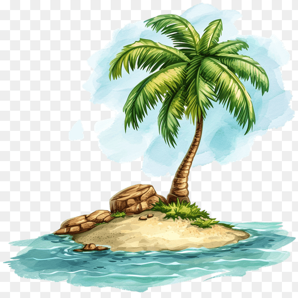 island beach clipart