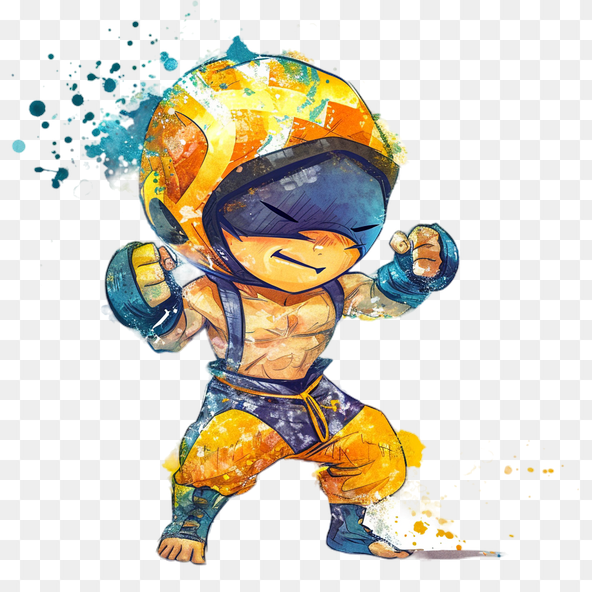 cute wrestling clipart