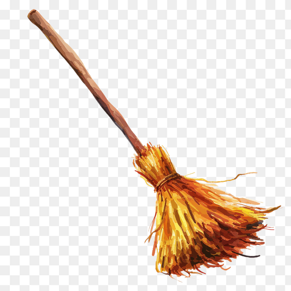 Witch Broom Clipart