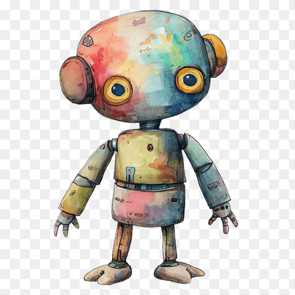 robot toy clipart