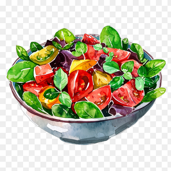 cute salad clipart