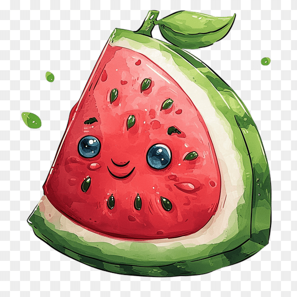 Cute Watermelon Clipart