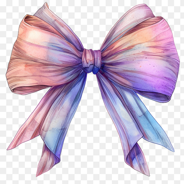 watercolor bow clipart