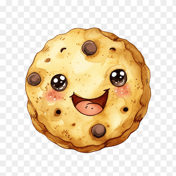 kawaii cookie clipart