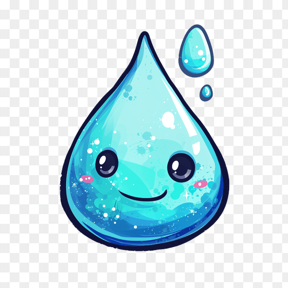 Water Drop Cartoon Clipart