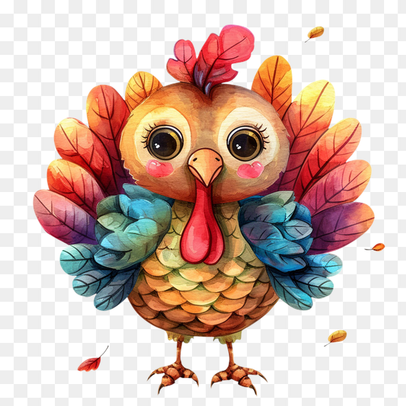 Cute Thanksgiving Turkey Clipart