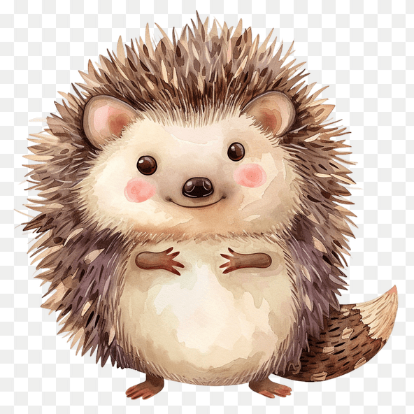 super cute Hedgehog Clipart