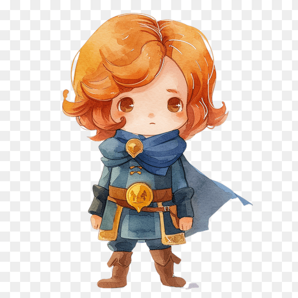 Cute Cartoon Prince Clipart