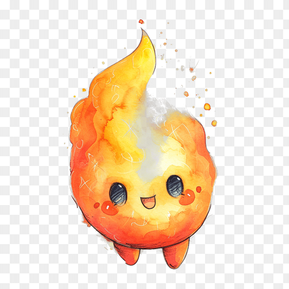 Cute Fire Clipart