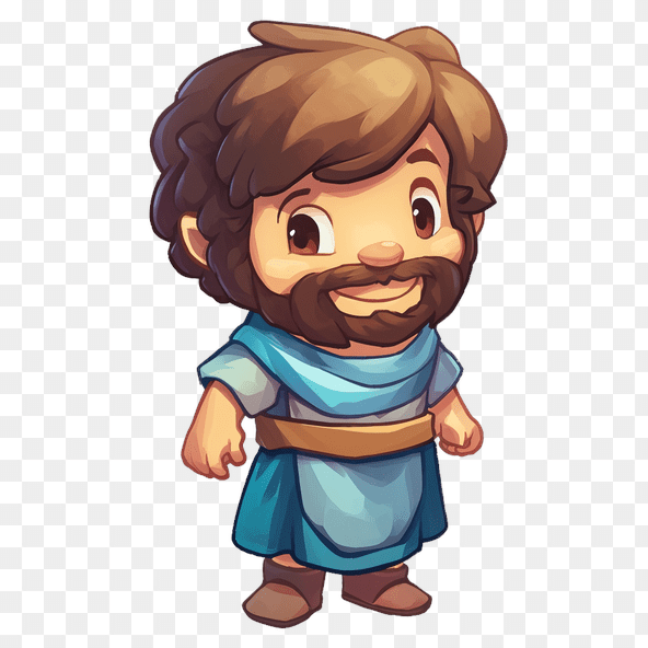 Smiling Cartoon Man Clipart