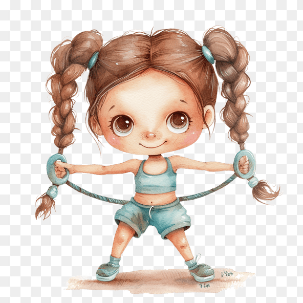 cute workout clipart