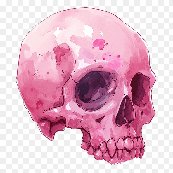 human skull clipart