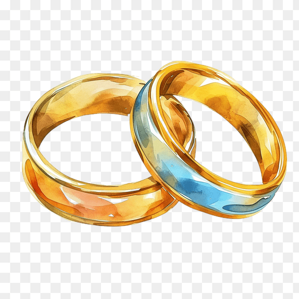 Gold Wedding Ring Clipart